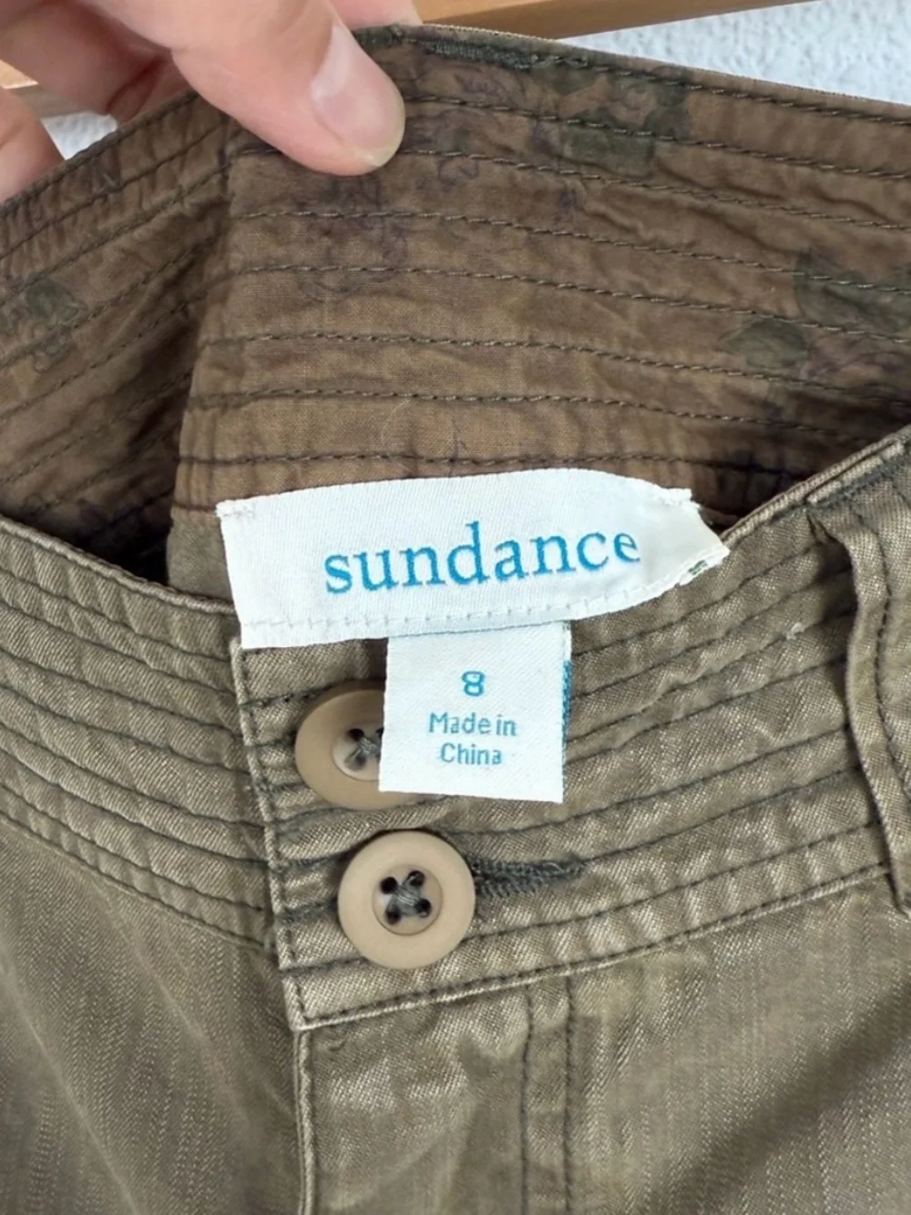Sundance Garden Joy Tencel Bermuda Cargo Shorts 8 - Picture 5 of 7